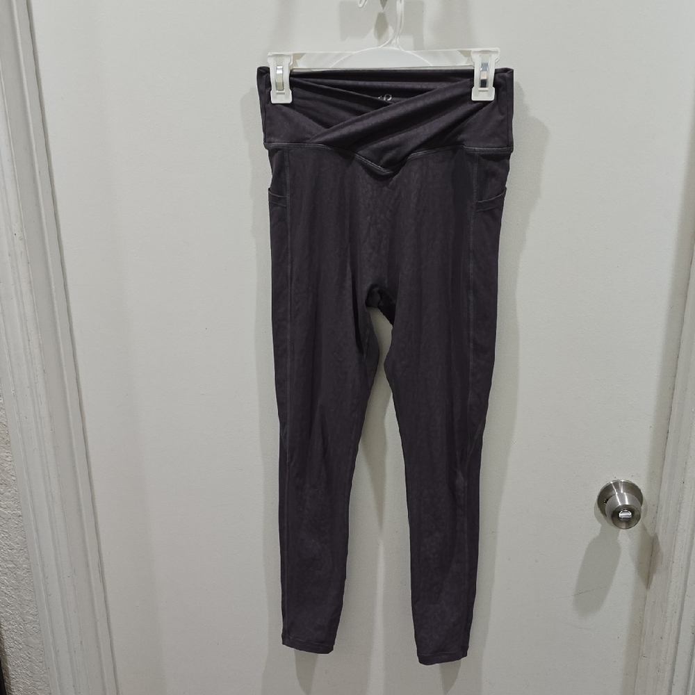Women's Grey Leopard Leggings